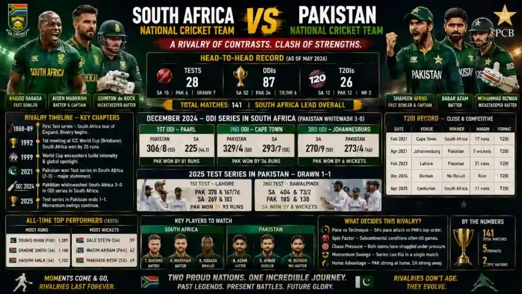 South Africa National Cricket Team Vs Pakistan National Cricket Team