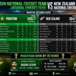 pakistan national cricket team vs new zealand national cricket team match scorecard